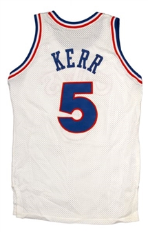1989 Steve Kerr Game Worn Cleveland Cavaliers Home Jersey (MEARS)